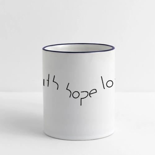 faith hope love - Panoramic Mug