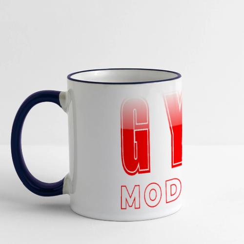 Gym Mode On Fitness Typography Design - Panoramic Mug