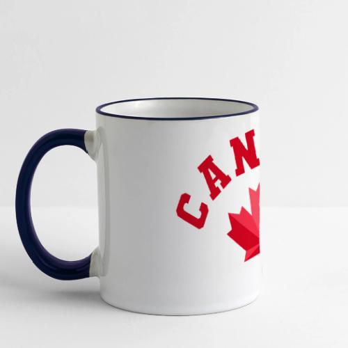 Canada with maple leaf - Panoramic Mug