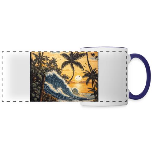 Jungle Wave Sunrise - Panoramic Mug