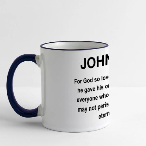 John 3:16 Christian Apparel – Bible Verse Clothing - Panoramic Mug