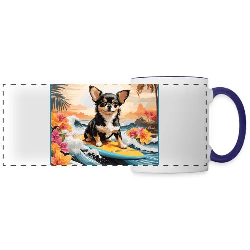 Surfing Chihuahua - Panoramic Mug