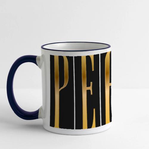 Peace in Gold - Panoramic Mug