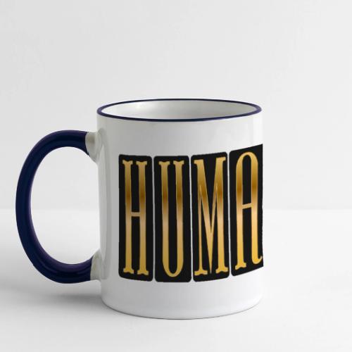 Golden Humanity Statement - Panoramic Mug