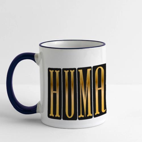 Humanity in Golden Letters - Panoramic Mug