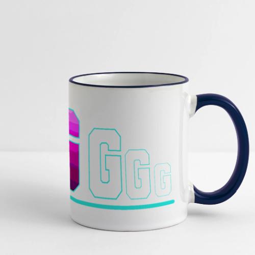 Letter G – Capital Varsity Alphabet Monogram - Panoramic Mug
