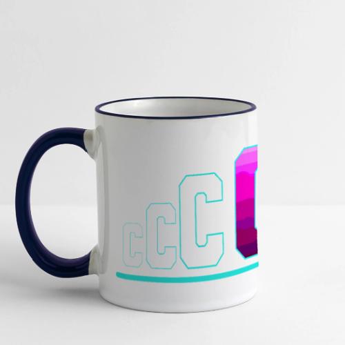 Letter C – Capital Varsity Alphabet Monogram - Panoramic Mug