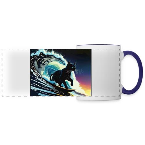 Black Cat Dawn Patrol - Panoramic Mug