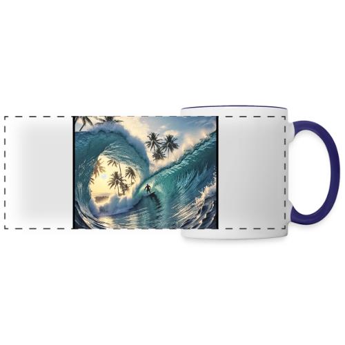 Double-Barrel Wave - Panoramic Mug