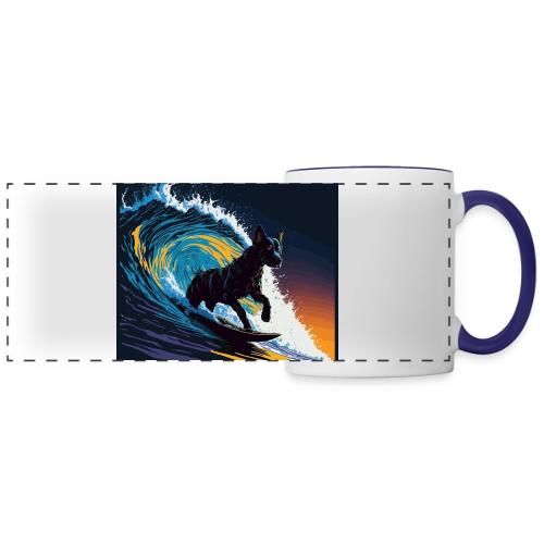 Black Dog Dawn Patrol - Panoramic Mug