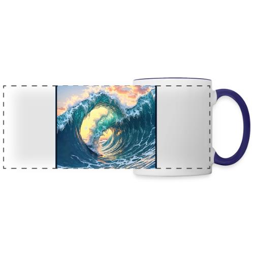 Double Barrel Wave - Panoramic Mug