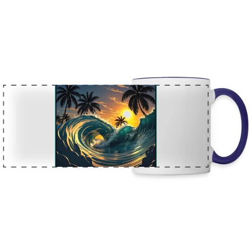 Liquid Morning Wave - Panoramic Mug