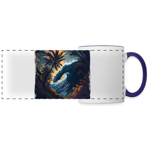 Moonlight Jungle Wave - Panoramic Mug