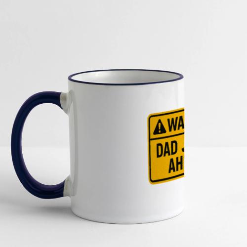 Fathers Day Gift Warning Dad Jokes Ahead T-Shirt - Panoramic Mug