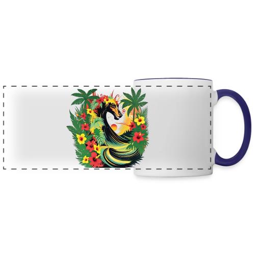 Horse Wave - Panoramic Mug