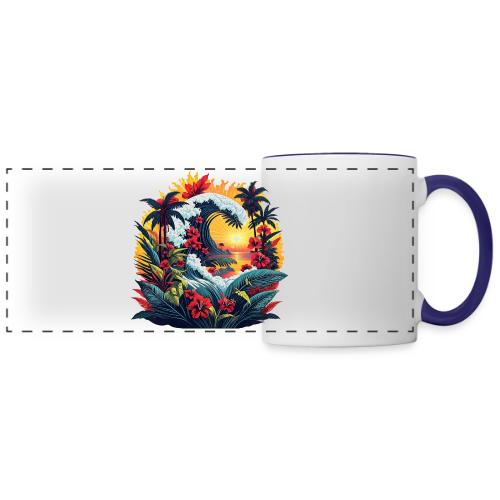 Mountain Wave Garden - Panoramic Mug
