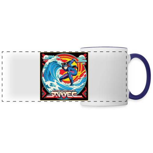 Anime Wavecat Surfer - Panoramic Mug