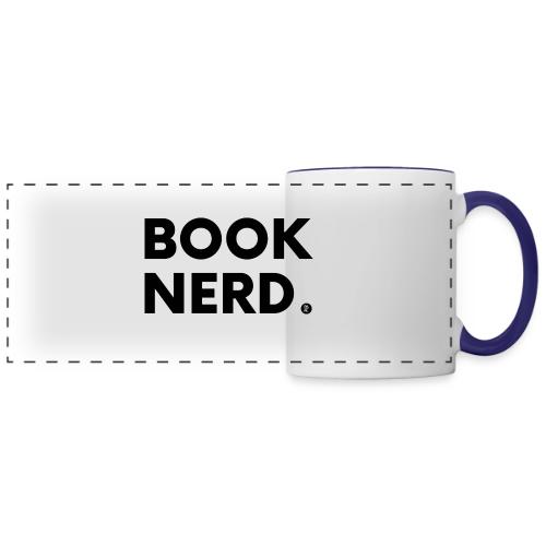 Book Nerd in Black - Panoramic Mug
