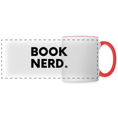 Book Nerd in Black - Panoramic Mug