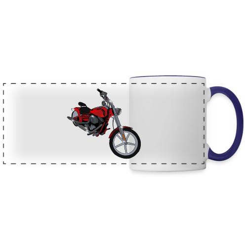 Motorcycle red - Panoramic Mug