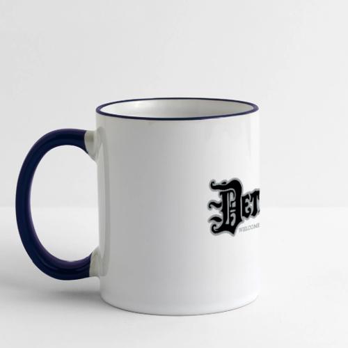 DETROIT GUITAR WTTD BLK SLR REG FONT - Panoramic Mug