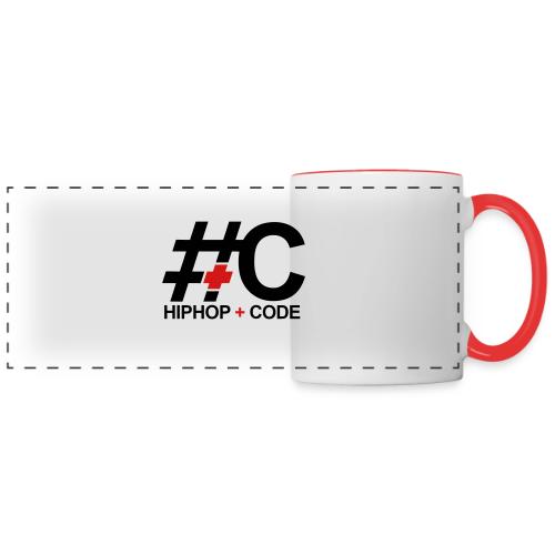 hiphopandcode-logo-2color - Panoramic Mug