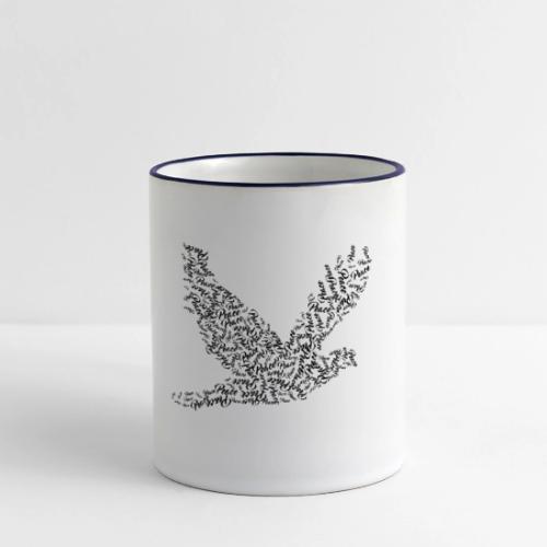 DOVE Peace in FLIGHT - Panoramic Mug