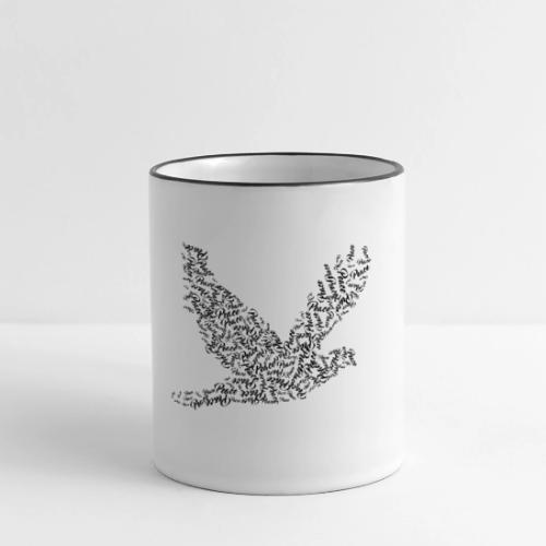 DOVE Peace in FLIGHT - Panoramic Mug