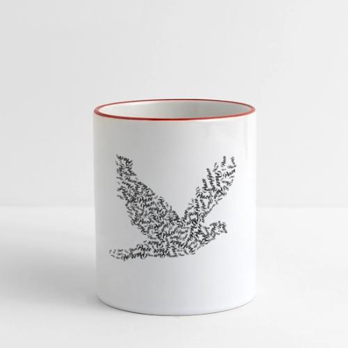 DOVE Peace in FLIGHT - Panoramic Mug