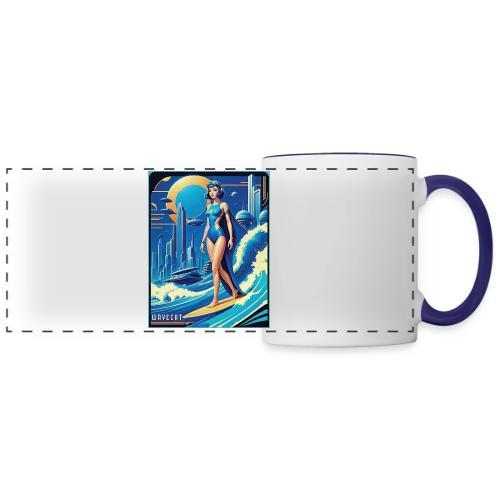 Art Deco City Surfer - Panoramic Mug