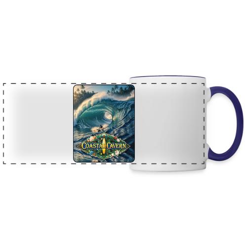 Coastal Cavern Wave - Panoramic Mug