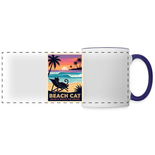 Beach Cat - Panoramic Mug