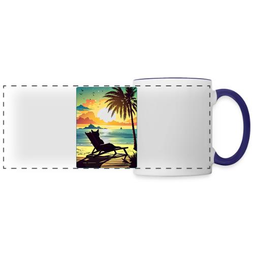 Sunset Cat - Panoramic Mug