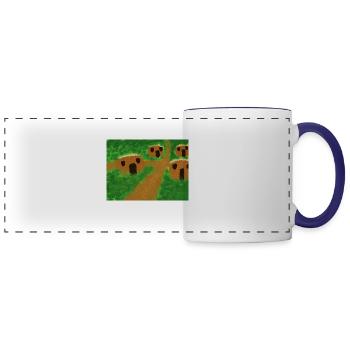 Community - Panoramic Mug - white/cobalt blue - Front