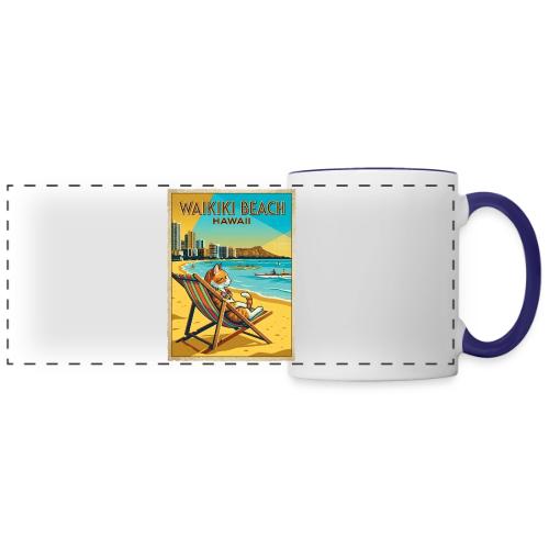 Waikiki Beach Cat - Panoramic Mug