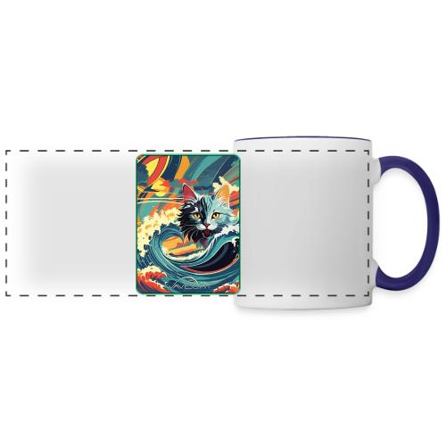 Wavecat Beach - Panoramic Mug