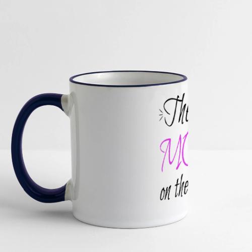 The Best Mom on the Planet - Black Print and Decor - Panoramic Mug