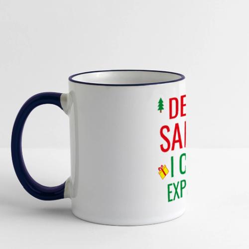 Dear Santa I can explain - Panoramic Mug