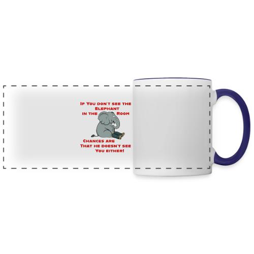 Elephant in the Room Meme - Panoramic Mug