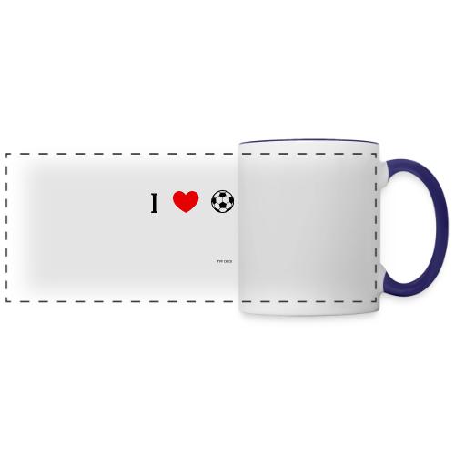 I heart soccer - Women - Panoramic Mug