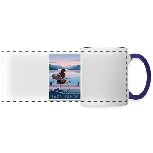 Lake Tahoe Cat - Panoramic Mug