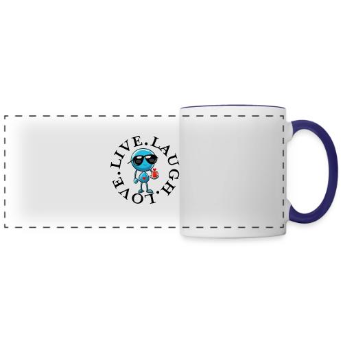 Circle Remember to live laugh love - Panoramic Mug