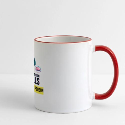 Collectivism Kills Transparent -black font - Panoramic Mug