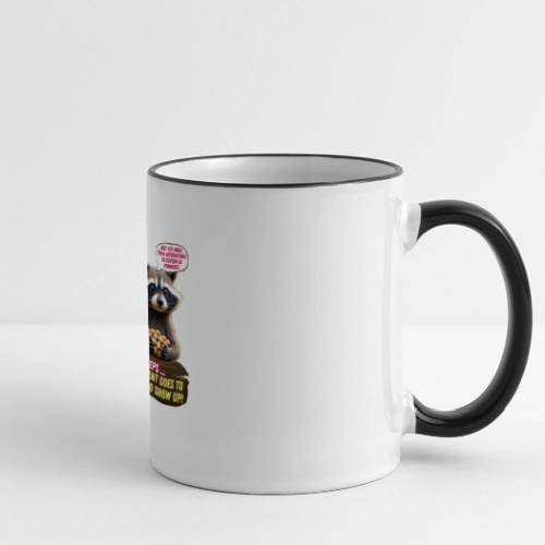 Freedom Squirrel and Raccoon - Panoramic Mug