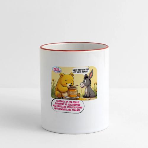 Honey Bear - Fire Tyrants - Panoramic Mug