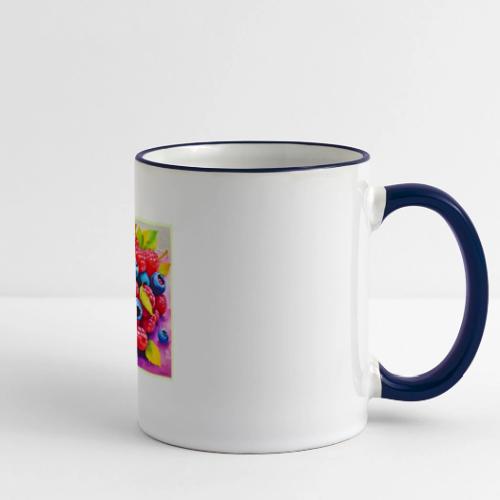 Colorful Berry Feast - Panoramic Mug