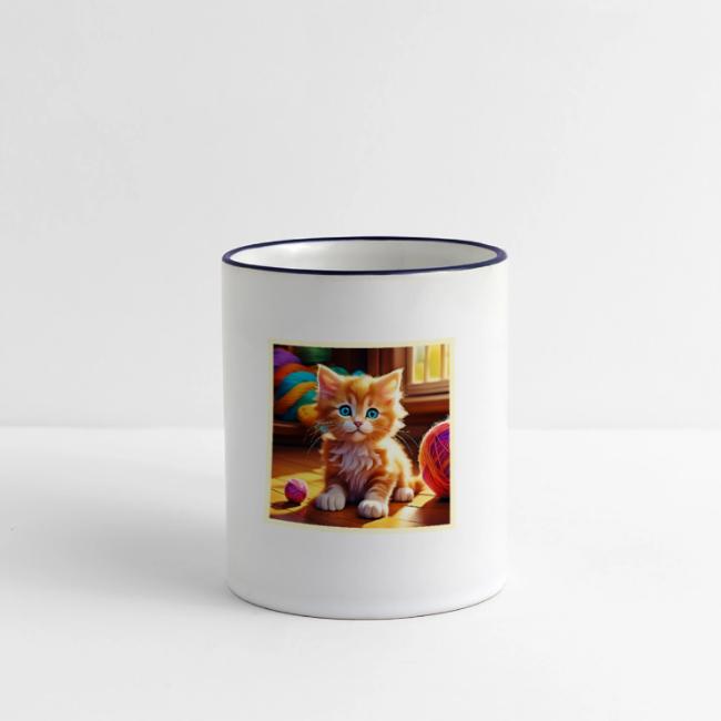 Cute Orange Kitten Art