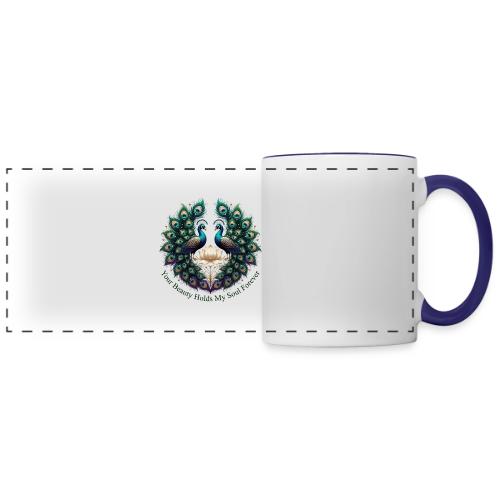 Your Beauty Holds My Soul Peacock Gifts T-Shirt - Panoramic Mug