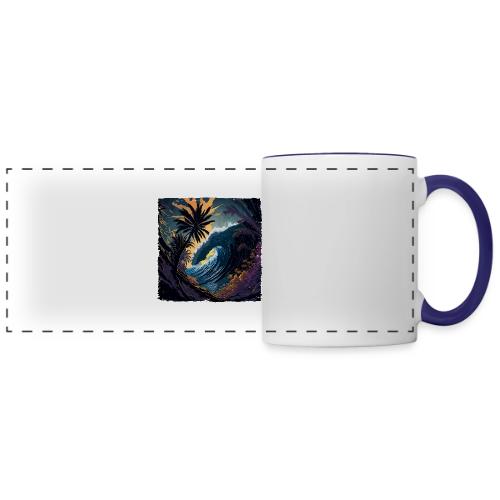 Moonlight Jungle Wave - Panoramic Mug
