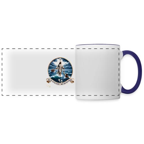 Walking On Water Faith T Shirt, Christian Miracle - Panoramic Mug